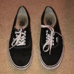 Black Authentic Vans